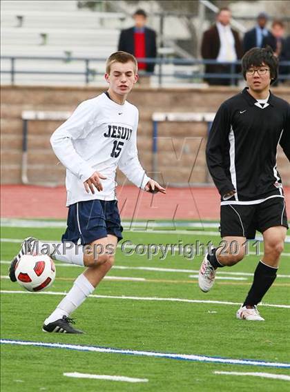 Thumbnail 3 in Bishop Lynch vs Dallas Jesuit (Meintser Tournament) photogallery.