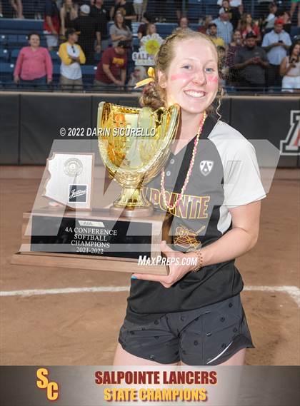 Thumbnail 2 in Canyon del Oro vs Salpointe Catholic (AIA 4A Final - Awards) photogallery.