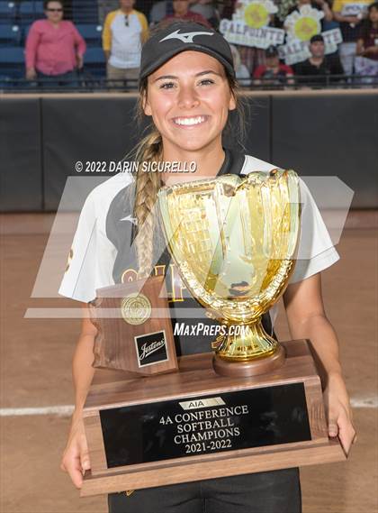 Thumbnail 1 in Canyon del Oro vs Salpointe Catholic (AIA 4A Final - Awards) photogallery.
