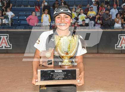 Thumbnail 3 in Canyon del Oro vs Salpointe Catholic (AIA 4A Final - Awards) photogallery.