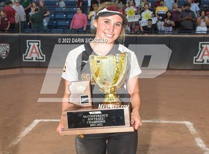 Thumbnail 2 in Canyon del Oro vs Salpointe Catholic (AIA 4A Final - Awards) photogallery.