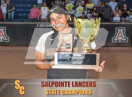 Thumbnail 1 in Canyon del Oro vs Salpointe Catholic (AIA 4A Final - Awards) photogallery.