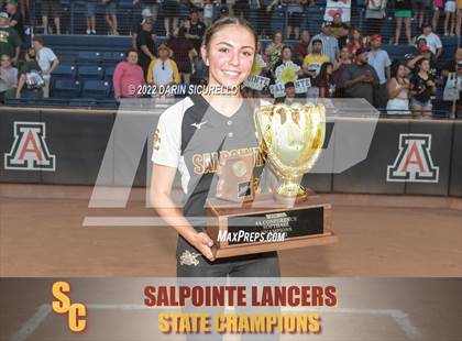 Thumbnail 3 in Canyon del Oro vs Salpointe Catholic (AIA 4A Final - Awards) photogallery.