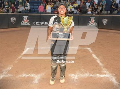 Thumbnail 2 in Canyon del Oro vs Salpointe Catholic (AIA 4A Final - Awards) photogallery.