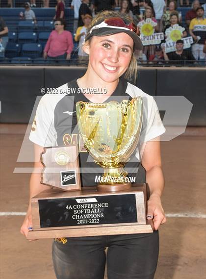 Thumbnail 1 in Canyon del Oro vs Salpointe Catholic (AIA 4A Final - Awards) photogallery.