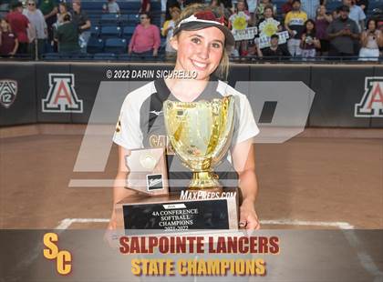 Thumbnail 3 in Canyon del Oro vs Salpointe Catholic (AIA 4A Final - Awards) photogallery.