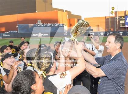 Thumbnail 1 in Canyon del Oro vs Salpointe Catholic (AIA 4A Final - Awards) photogallery.