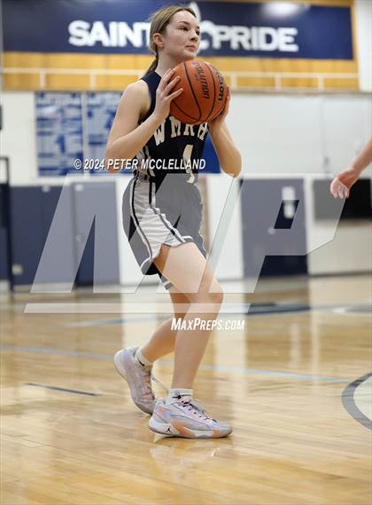 Thumbnail 2 in St. Thomas Aquinas vs White Mountains (NHIAA Division III Quarterfinal) photogallery.