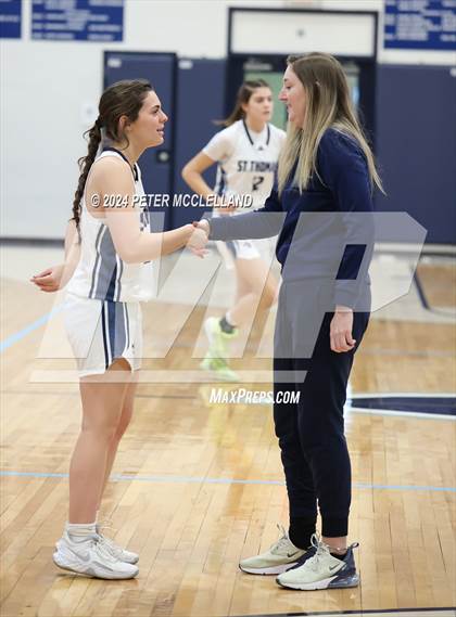 Thumbnail 2 in St. Thomas Aquinas vs White Mountains (NHIAA Division III Quarterfinal) photogallery.