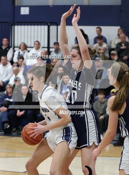 Thumbnail 3 in St. Thomas Aquinas vs White Mountains (NHIAA Division III Quarterfinal) photogallery.