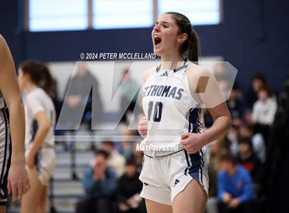 Thumbnail 2 in St. Thomas Aquinas vs White Mountains (NHIAA Division III Quarterfinal) photogallery.