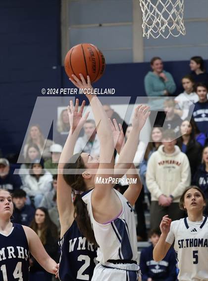 Thumbnail 2 in St. Thomas Aquinas vs White Mountains (NHIAA Division III Quarterfinal) photogallery.