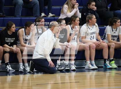 Thumbnail 3 in St. Thomas Aquinas vs White Mountains (NHIAA Division III Quarterfinal) photogallery.