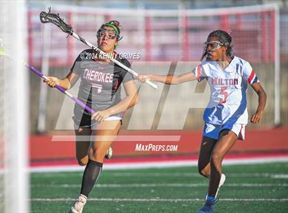 Thumbnail 3 in Cherokee @ Milton (GHSA 7A Quarterfinal) photogallery.