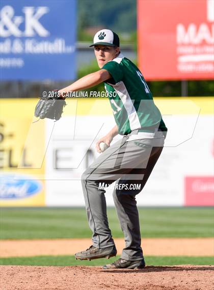 Thumbnail 2 in Brocton vs. Deposit/Hancock (NYSPHSAA Class D Semifinal) photogallery.