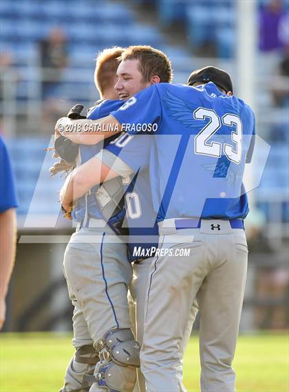 Thumbnail 2 in Brocton vs. Deposit/Hancock (NYSPHSAA Class D Semifinal) photogallery.