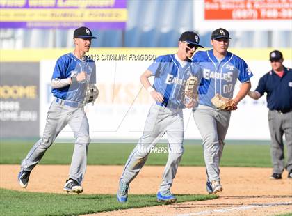 Thumbnail 2 in Brocton vs. Deposit/Hancock (NYSPHSAA Class D Semifinal) photogallery.