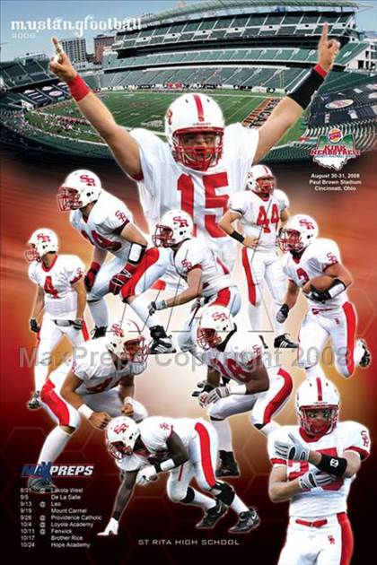 Thumbnail 1 in Kirk Herbstreit Varsity Football Series (Team Posters - Paul Brown Stadium) photogallery.