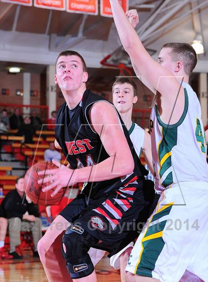 Thumbnail 2 in Bishop Carroll vs Blue Valley West (McPherson Invitational 2nd Round) photogallery.