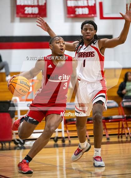 Thumbnail 2 in Greater Destiny Prep Academy vs Bull City Prep (Berean Christmas Showcase) photogallery.