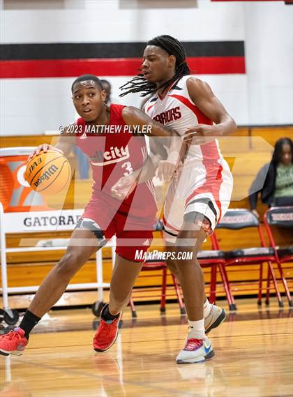 Thumbnail 1 in Greater Destiny Prep Academy vs Bull City Prep (Berean Christmas Showcase) photogallery.