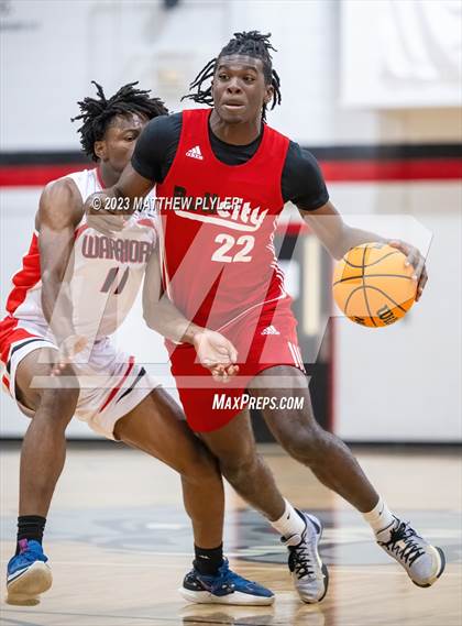 Thumbnail 3 in Greater Destiny Prep Academy vs Bull City Prep (Berean Christmas Showcase) photogallery.