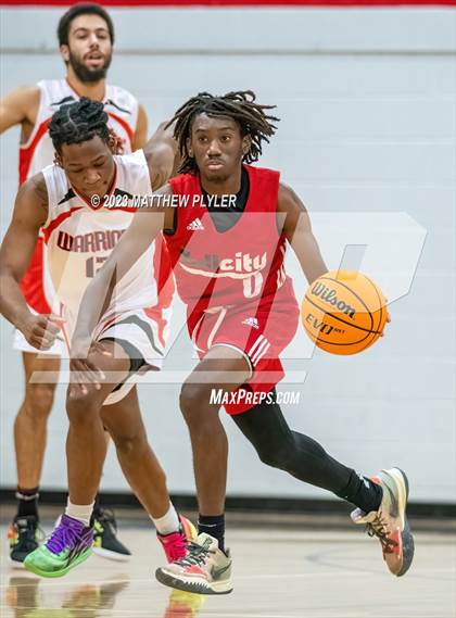 Thumbnail 2 in Greater Destiny Prep Academy vs Bull City Prep (Berean Christmas Showcase) photogallery.