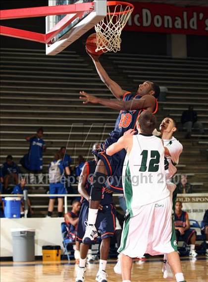 Thumbnail 2 in Bush vs. Berkner (McDonald's Texas Invitational) photogallery.