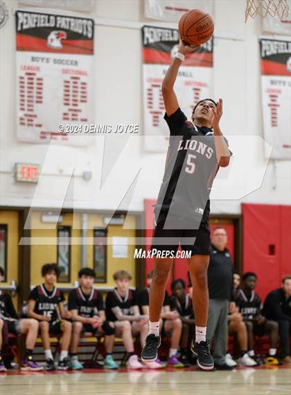 Thumbnail 1 in Rochester Academy vs Lyons (Penfield Holiday Tournament) photogallery.