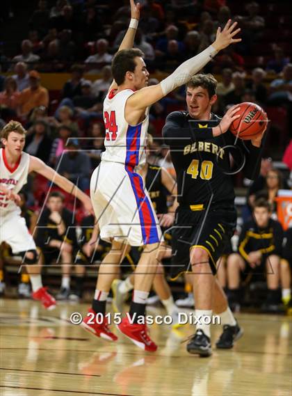 Thumbnail 3 in Gilbert vs. Mountain View (AIA Division 1 Quarterfinal) photogallery.