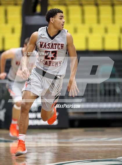 Thumbnail 1 in Wasatch Academy vs. Herriman (Utah Valley Tipoff) photogallery.