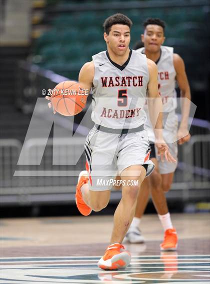 Thumbnail 2 in Wasatch Academy vs. Herriman (Utah Valley Tipoff) photogallery.