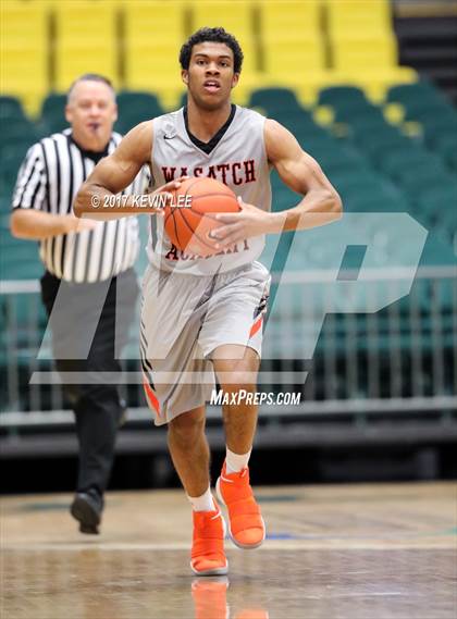 Thumbnail 1 in Wasatch Academy vs. Herriman (Utah Valley Tipoff) photogallery.