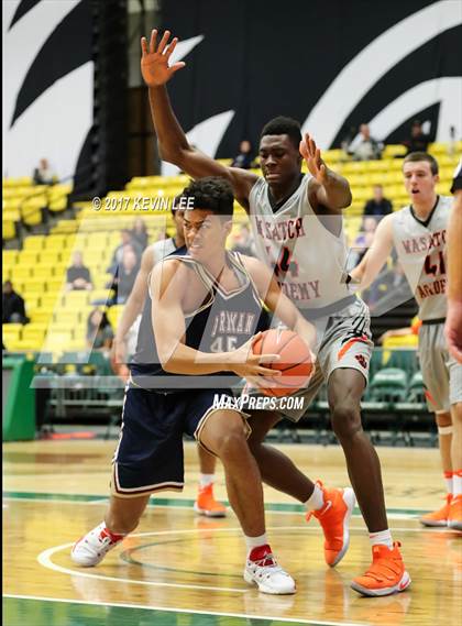 Thumbnail 2 in Wasatch Academy vs. Herriman (Utah Valley Tipoff) photogallery.