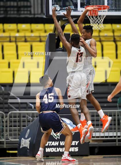 Thumbnail 2 in Wasatch Academy vs. Herriman (Utah Valley Tipoff) photogallery.