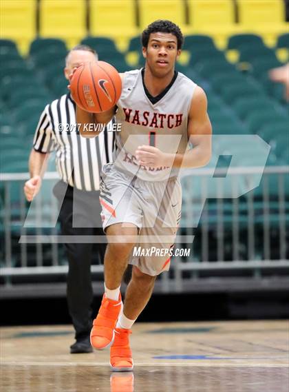 Thumbnail 2 in Wasatch Academy vs. Herriman (Utah Valley Tipoff) photogallery.