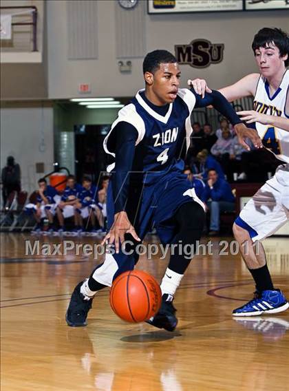 Thumbnail 2 in Zion Academy vs. Dodd City (Fantasy of Lights) photogallery.