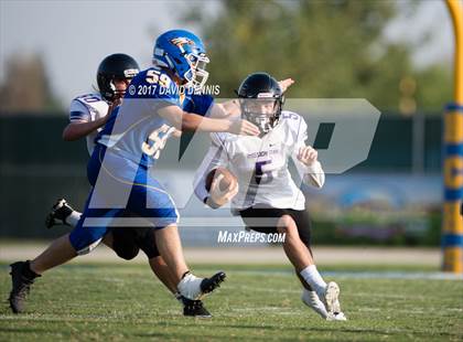 Thumbnail 2 in JV: Bakersfield Christian vs Mission Oak photogallery.