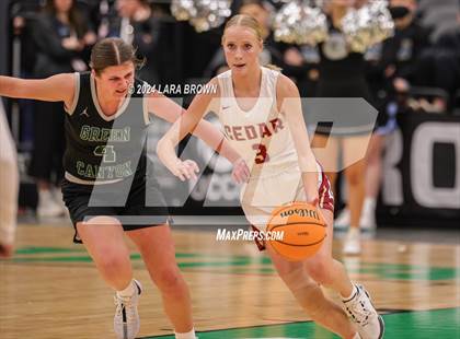 Thumbnail 2 in Green Canyon vs. Cedar (UHSAA 4A Quarterfinal) photogallery.