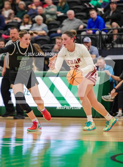 Thumbnail 3 in Green Canyon vs. Cedar (UHSAA 4A Quarterfinal) photogallery.