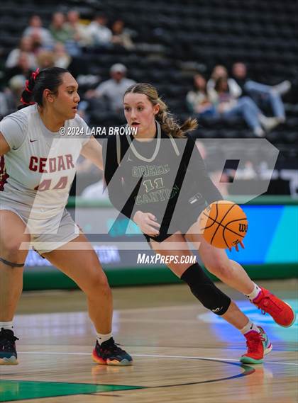 Thumbnail 3 in Green Canyon vs. Cedar (UHSAA 4A Quarterfinal) photogallery.