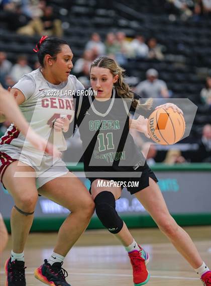 Thumbnail 3 in Green Canyon vs. Cedar (UHSAA 4A Quarterfinal) photogallery.
