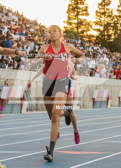 Thumbnail 1 in CIF State Track and Field Championships (Girls Track Finals) photogallery.