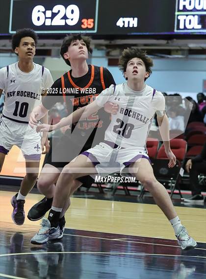 Thumbnail 1 in White Plains vs New Rochelle (Slam Dunk Showcase) photogallery.