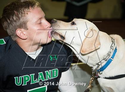 Thumbnail 3 in Upland's Luke Van Ginkel and his serivce dog Astro photogallery.