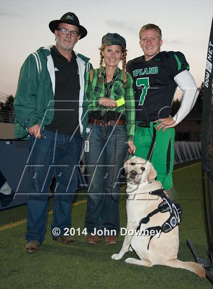 Thumbnail 1 in Upland's Luke Van Ginkel and his serivce dog Astro photogallery.