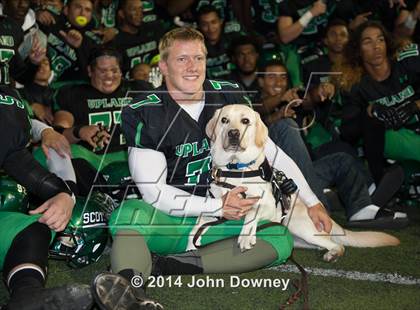 Thumbnail 1 in Upland's Luke Van Ginkel and his serivce dog Astro photogallery.
