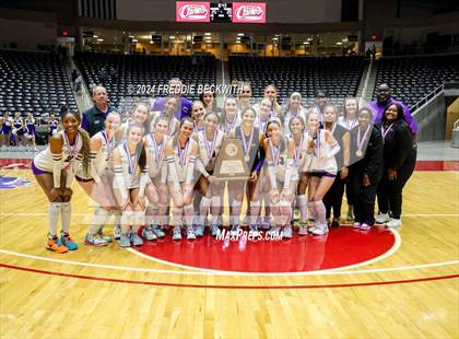 Thumbnail 1 in Grand Oaks vs. Fulshear (UIL 6A Volleyball Division I Final Medal Ceremony) photogallery.
