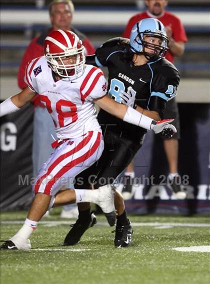 Thumbnail 3 in Carson vs. Mater Dei photogallery.