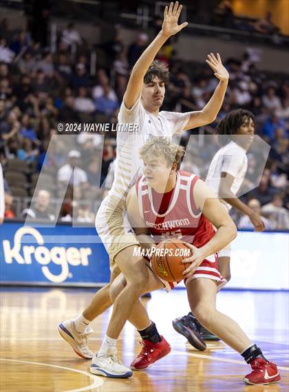 Thumbnail 2 in Beechwood vs Lloyd (2024 9th Region Boys Basketball Tournament) photogallery.